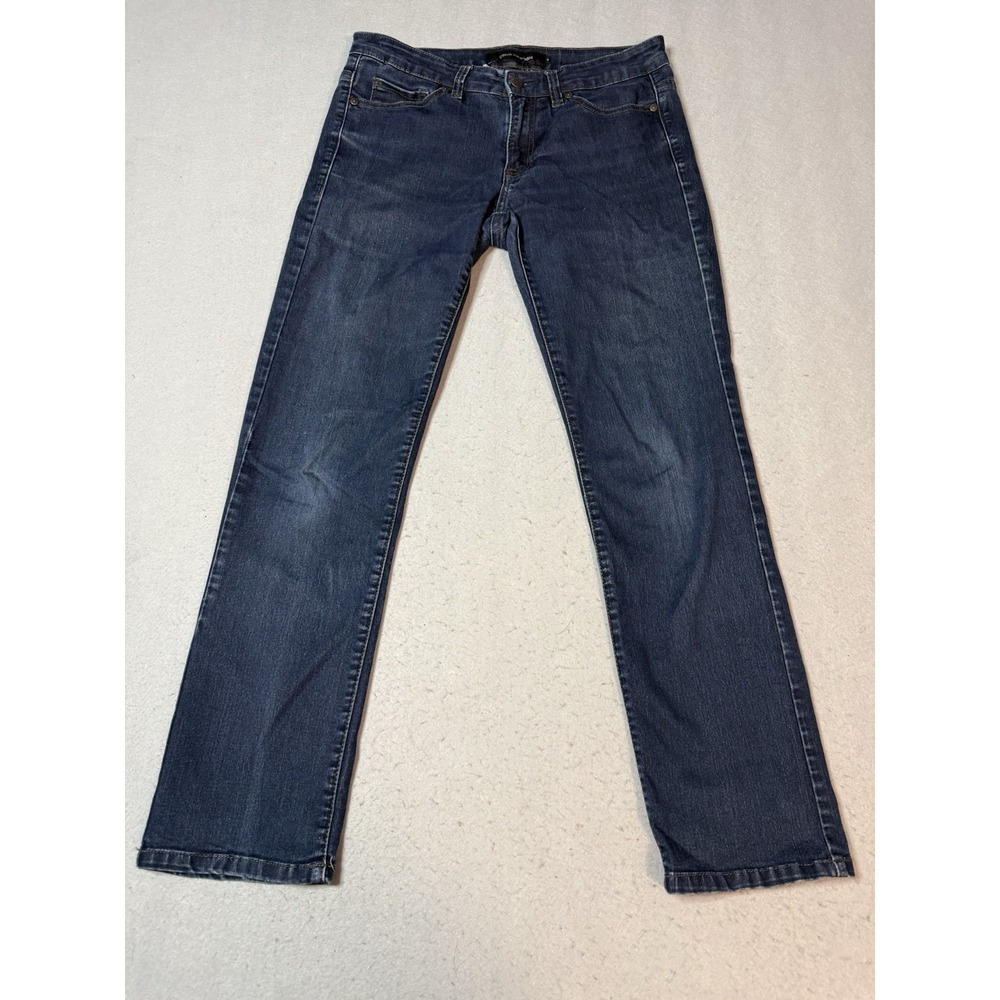 Calvin Klein Jeans Women's Size 6x30 Dark Wash Straight Leg Stretch Denim Jeans